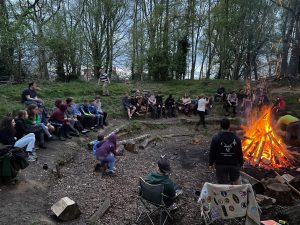 April Camp fire